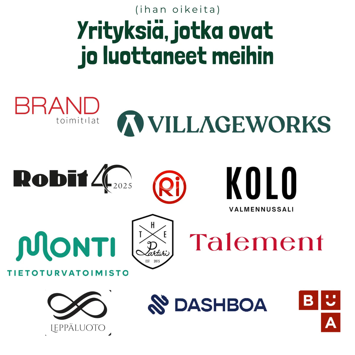 Myö Craftsin yritystuotteet Referenssit