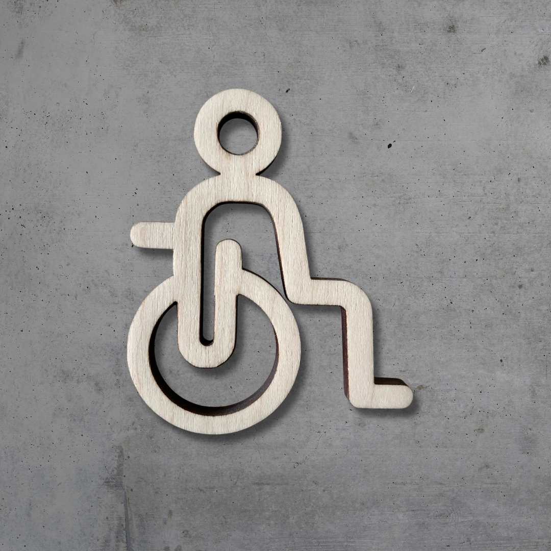 Vaalea inva-wc opaste.